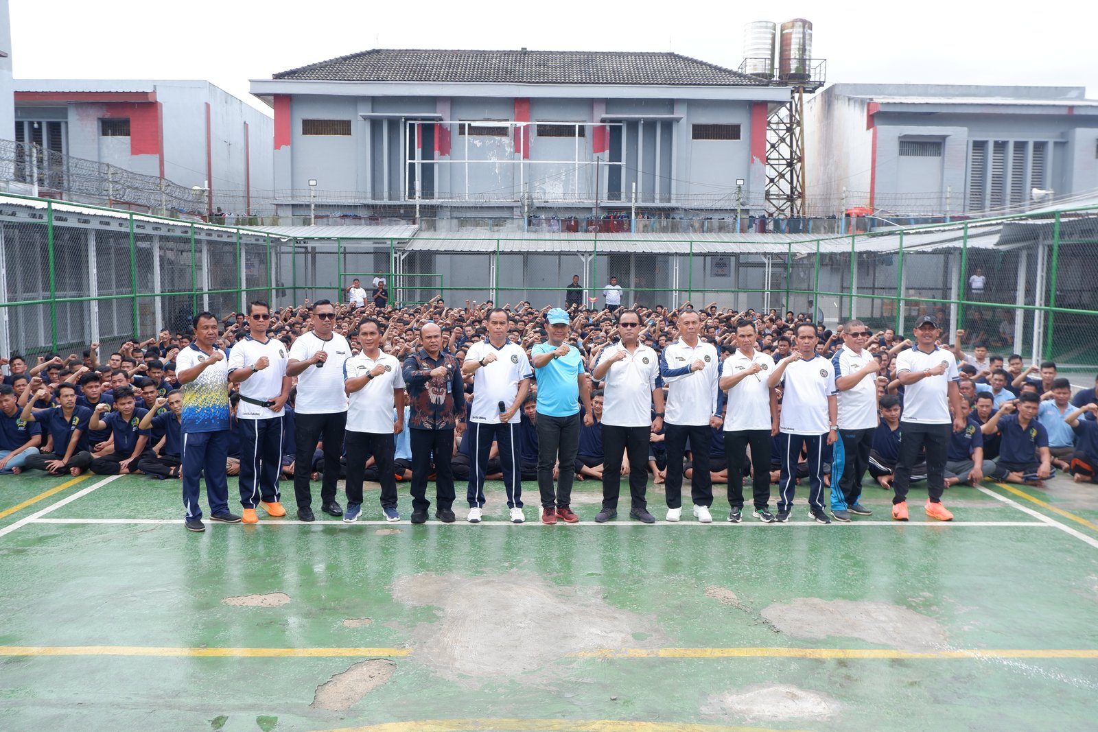 Pendekatan Lebih Humanis, Lapas Narkotika Pangkalpinang Gelar Senam Bersama dan Sapa Warga Binaan